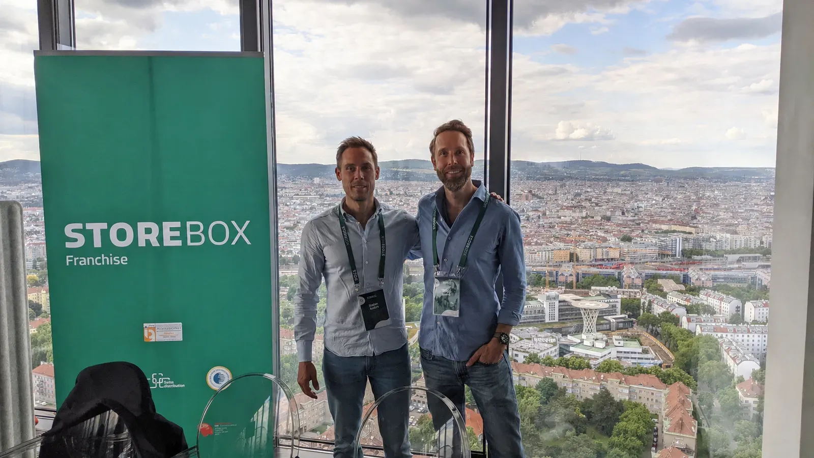 Stefan und Philipp, Franchise-Partner von Storebox Winterthur Neuhegi